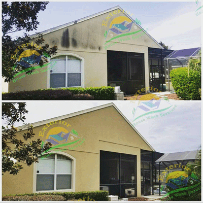 House wash image